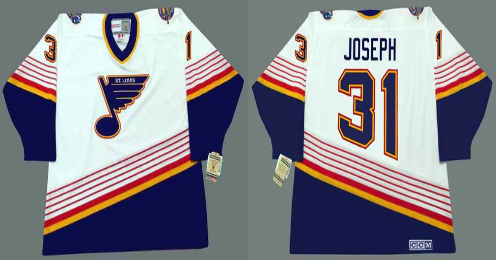 2019 Men St.Louis Blues #31 Joseph white CCM NHL jerseys